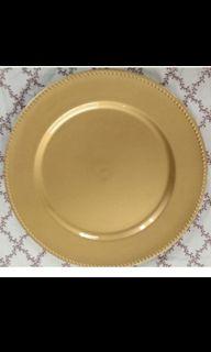 Gold Charger Plate for sale