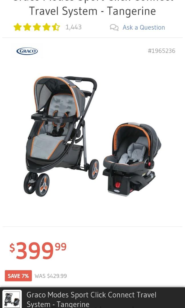Graco travel system stroller carseat carseat base Babies