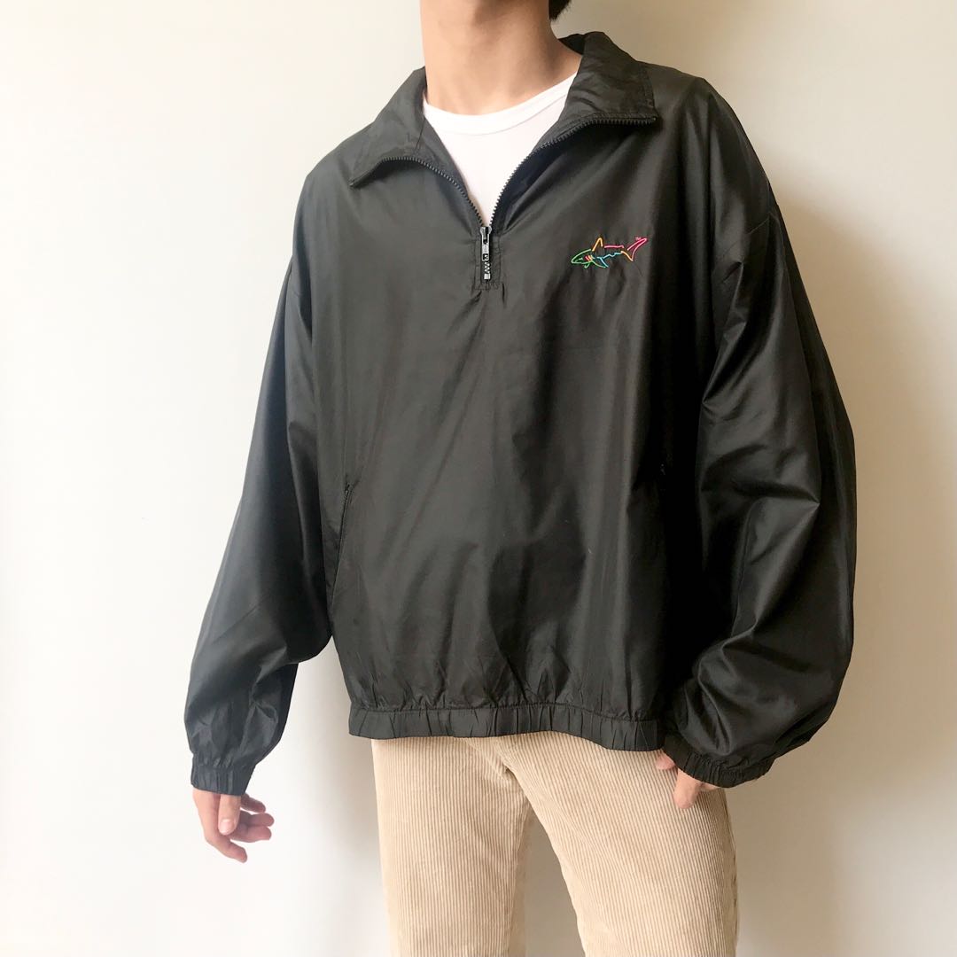 Jacket hot sale half zipper