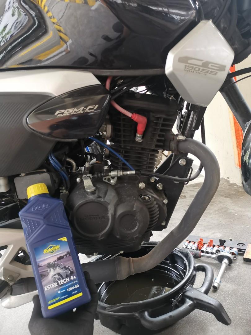 Honda CB190 SS Servicing, Motorcycles, Motorcycle Accessories on Carousell