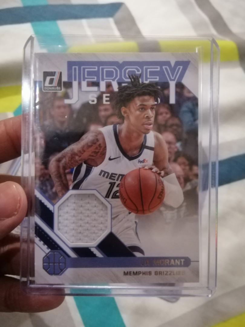 Ja Morant game worn jersey patch mint condition, Hobbies & Toys, Toys