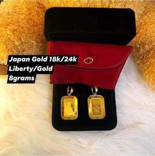 Japan 18k/24k Liberty Pendant
