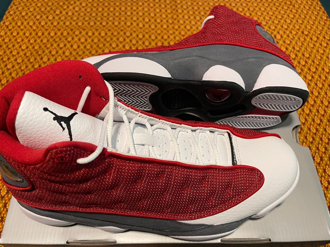 nike air jordan 13 retro gym red flint grey