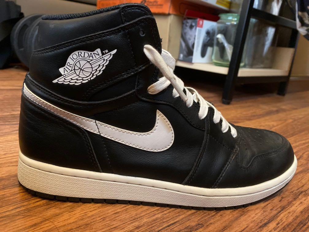 Jordan 1 yin deals yang white black laces