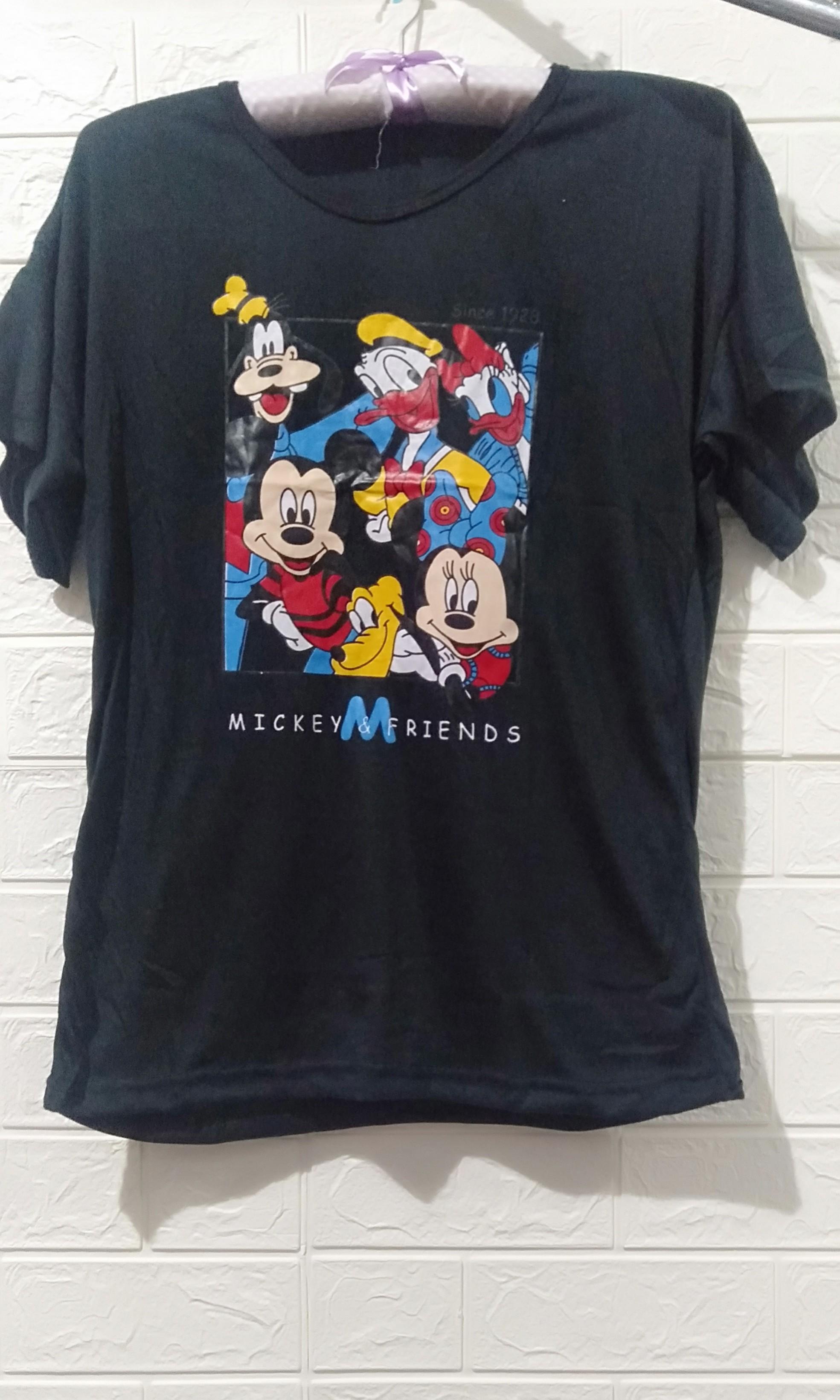 Kaos Mickey \u0026 Friends, Fesyen Wanita 