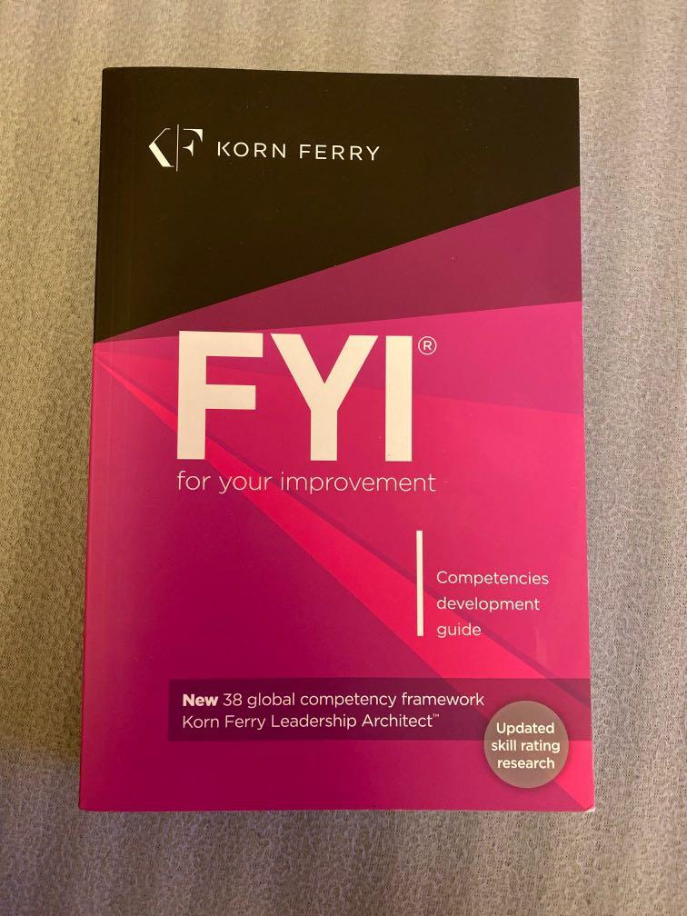 KORN FERRY - FYI, Hobbies & Toys, Books & Magazines, Fiction & Non ...