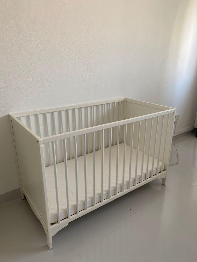 Lightly used IKEA Cot, Babies & Kids, Baby Nursery & Kids Furniture, Cots & Cribs on Carousell