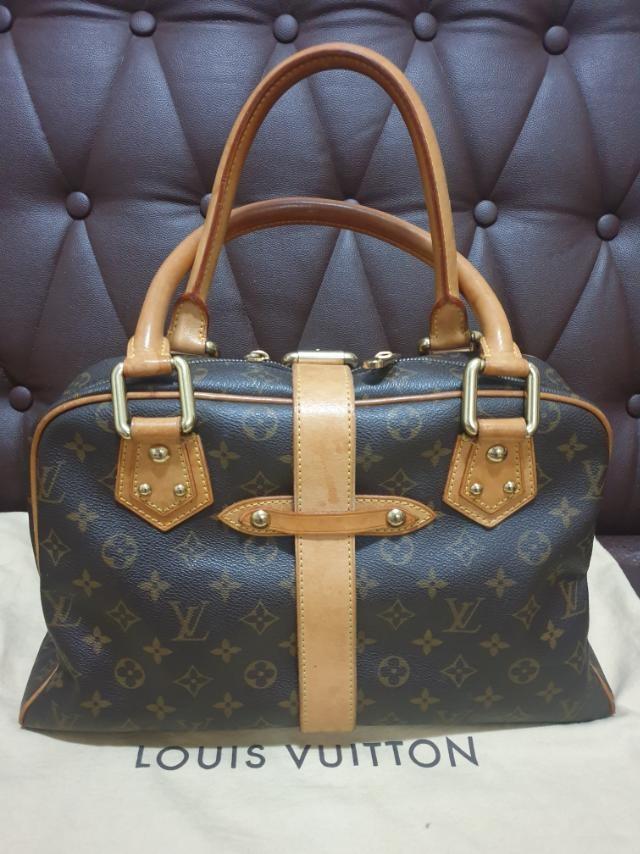 DISCOUNTED] LOUIS VUITTON M40025 MONOGRAM MANHATTAN GM HAND BAG 237014737  :, Luxury, Bags & Wallets on Carousell