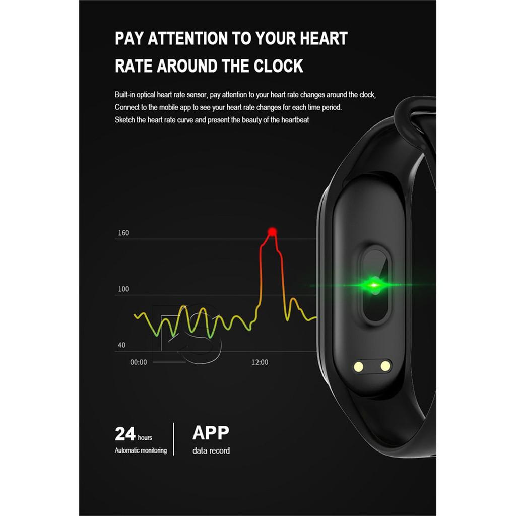 Smart bracelet clearance m4 time setting