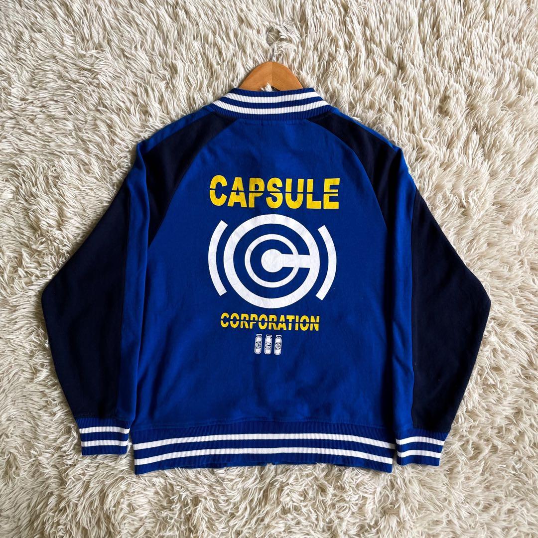 capsule corp varsity jacket
