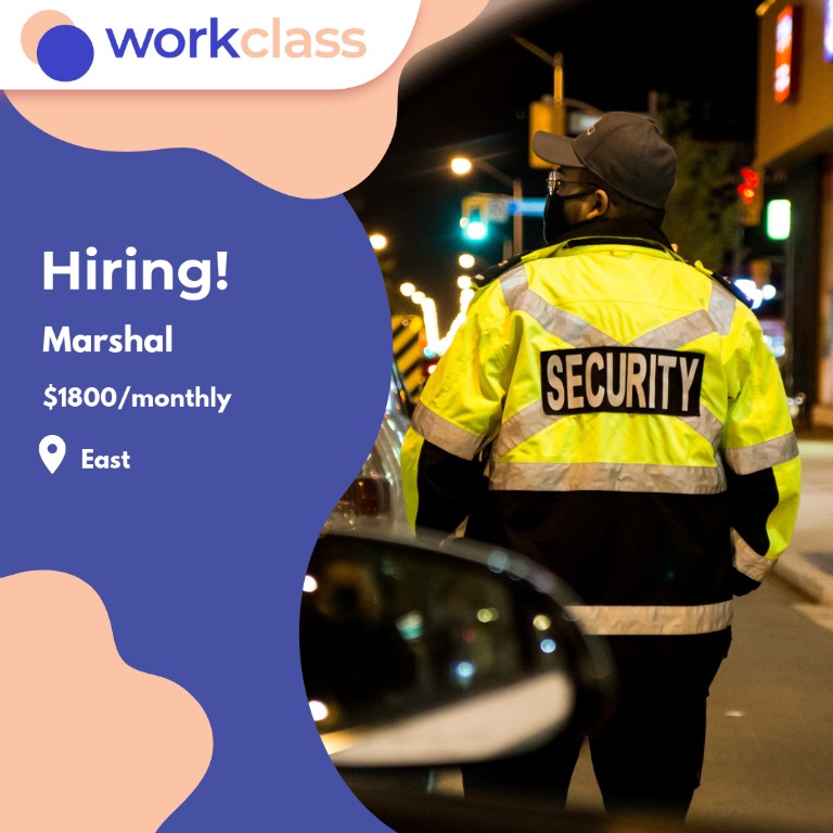 Marshal, Jobs, Internships & Others on Carousell