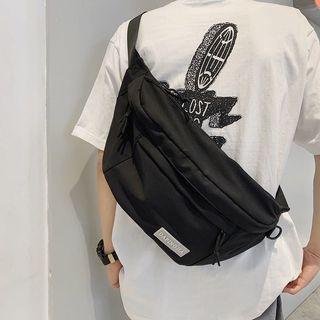 Men big capacity chest bag waist bag pouch