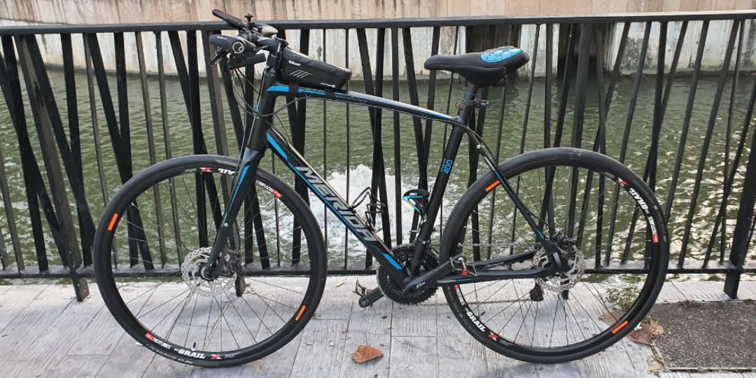 Merida Speeder 400 with tubeless tires 