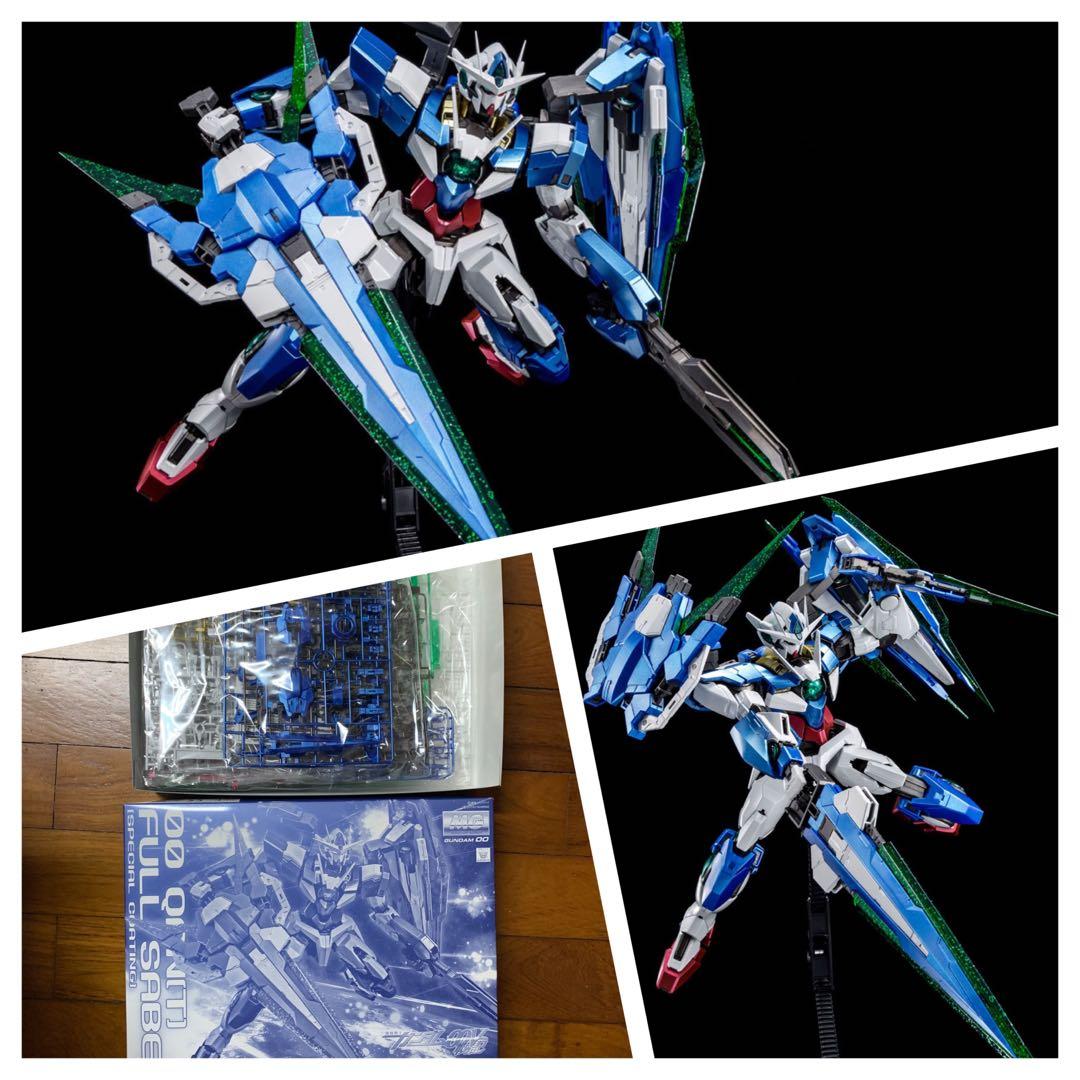 Gundam Full Saber Special Coating 1/100 kit BANDAI MG 00 Quanta Qan T 