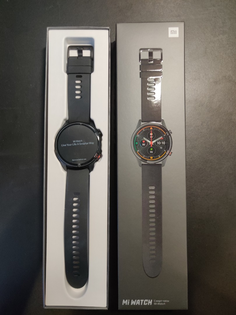 Mi Watch Black, Mobile Phones \u0026 Gadgets, Wearables \u0026 Smart Watches on  Carousell