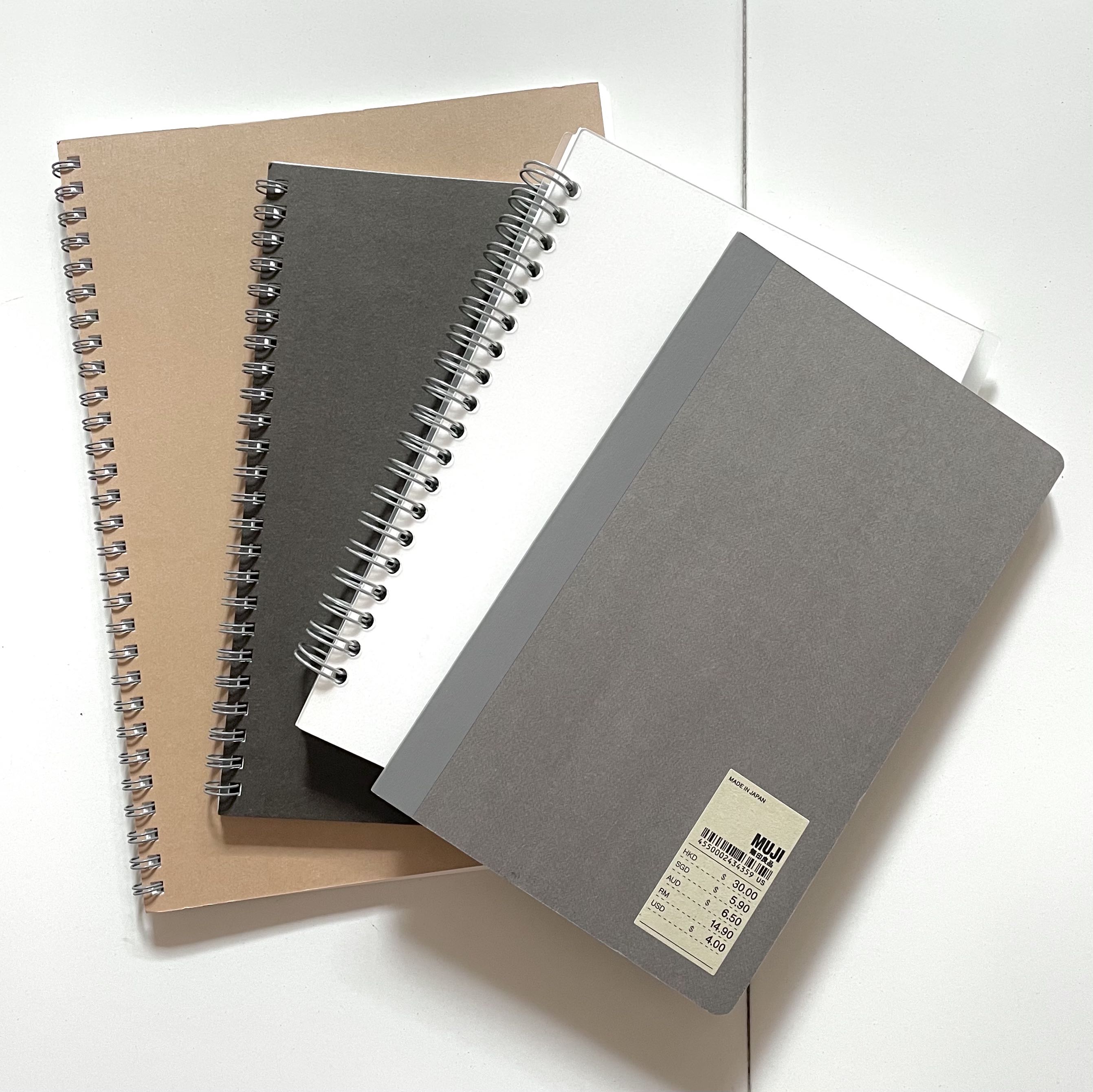 muji notebooks set, Hobbies & Toys, Stationery & Craft, Stationery