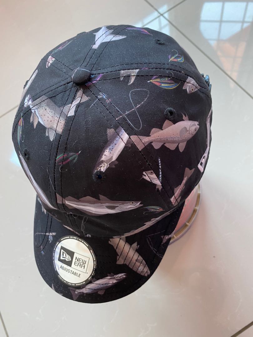New Era Fish Print, Men's Fashion 