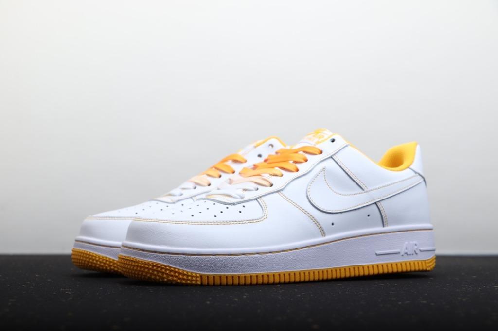 NIKE Air Force 1 CV1724 102 white yellow shoes for men and women US 5.5 11