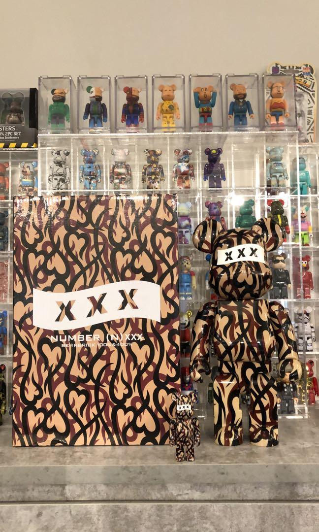 Number (n)xxx 荊棘bearbrick be@rbrick clot 400% 100% set, 興趣及