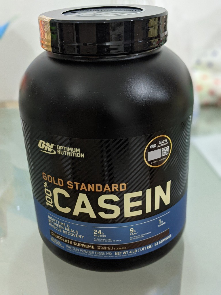 Optimum Nutrition Gold Standard 100% Casein Protein (4lbs), Health ...