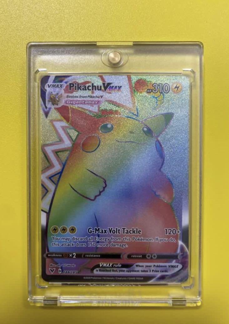 Pikachu Vmax Rainbow Rare Fat Chu Hobbies Toys Toys Games On Carousell