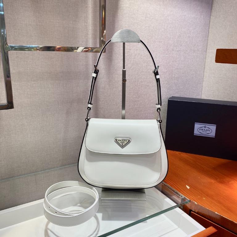 Prada Cleo brushed leather shoulder bag