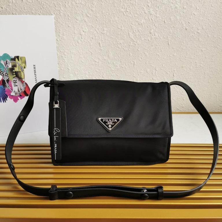 Prada medium nylon shop shoulder bag