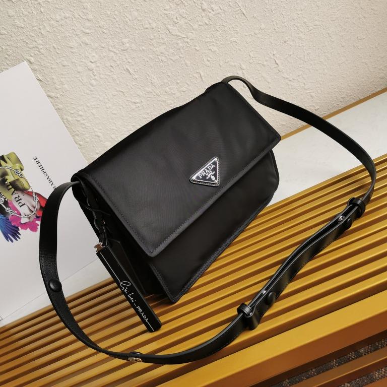 Prada medium nylon shop shoulder bag