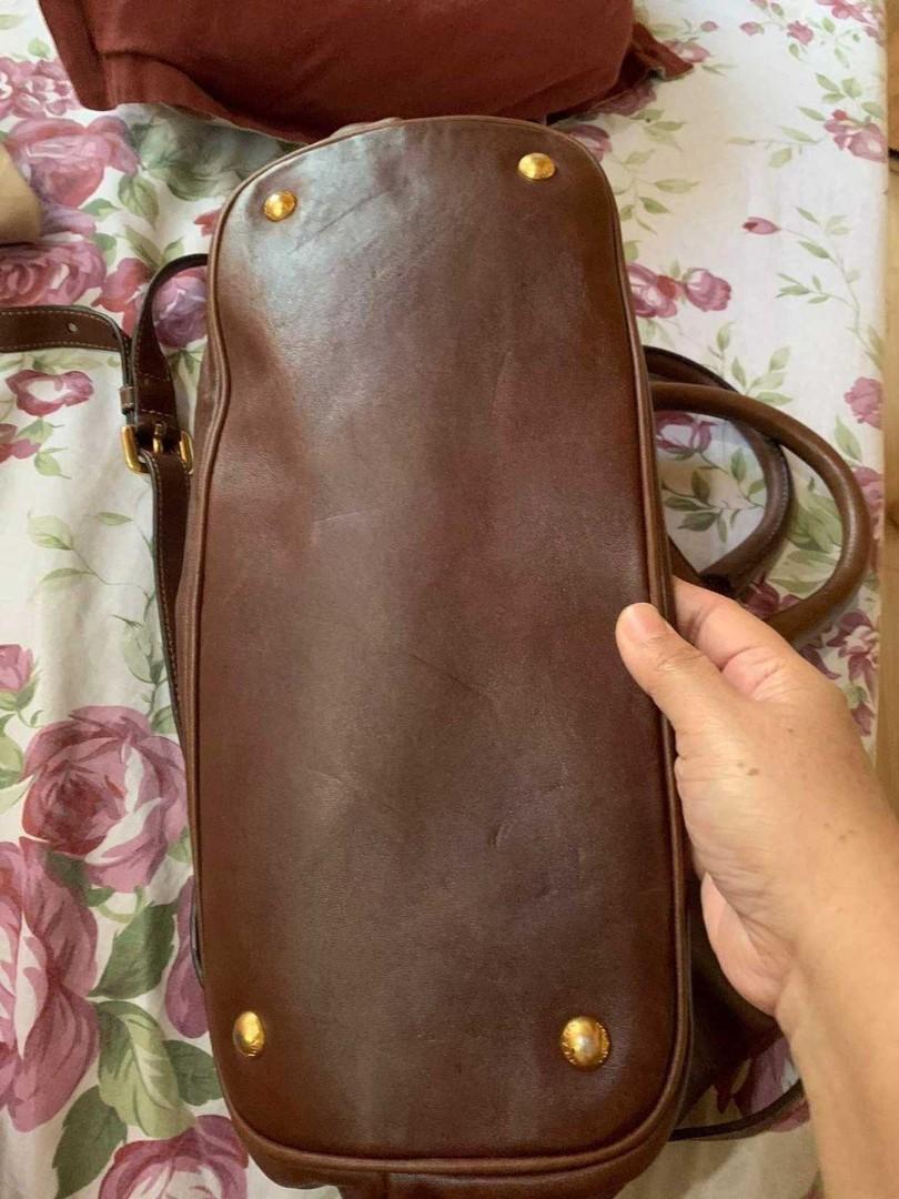 Prada Brown Leather Nocciolo Handbag Prada