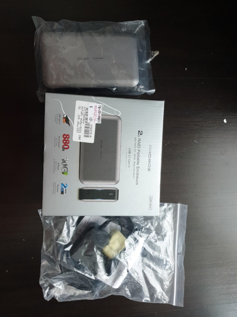 Probox 2x Raid Portable Enclosure, Computers & Tech, Parts ...