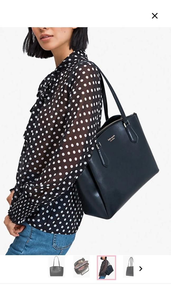 Kate spade booked large work tote 2025