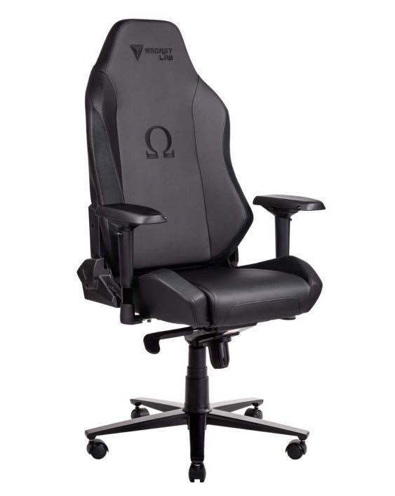 SecretLab OMEGA Gaming Chair All Black Edition Furniture Home
