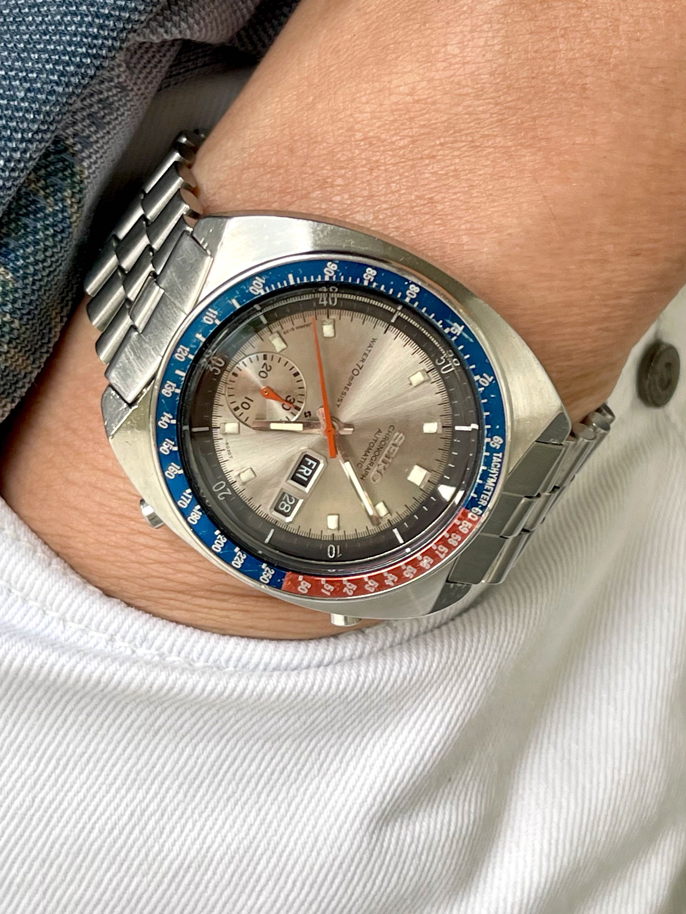 Seiko hot sale silver pogue