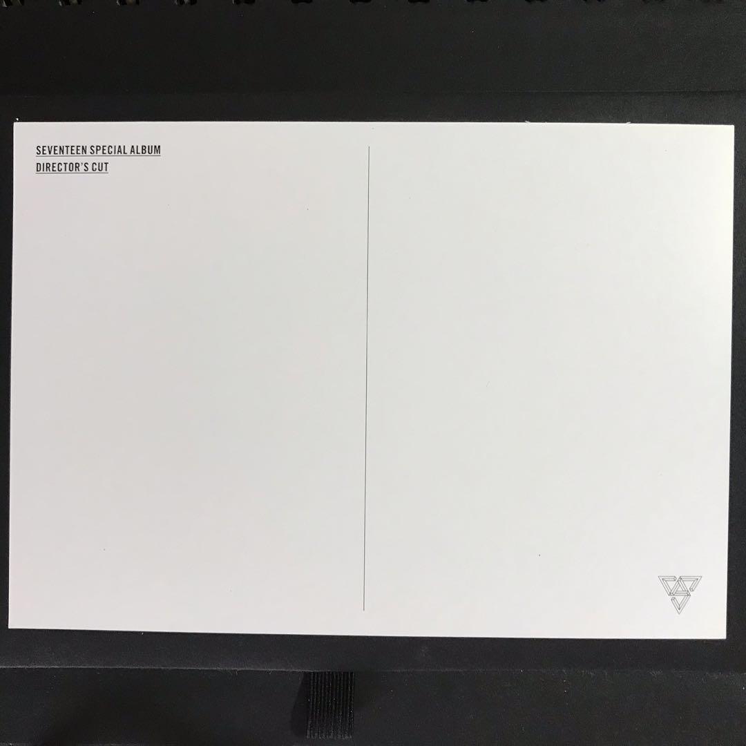 Seventeen Wonwoo official postcard Directors cut, Hobbies & Toys