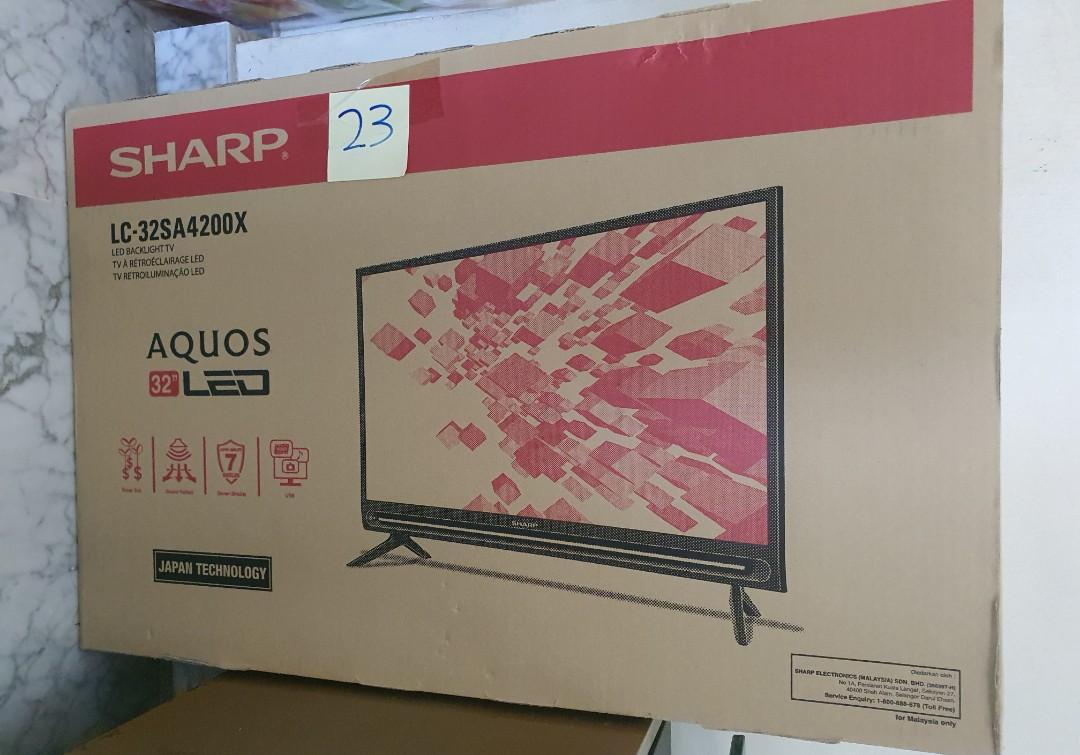 Sharp Inch 28 Tv Sharp 32 Inch AQUOS LED TV, TV & Home Appliances, TV & Entertainment ...
