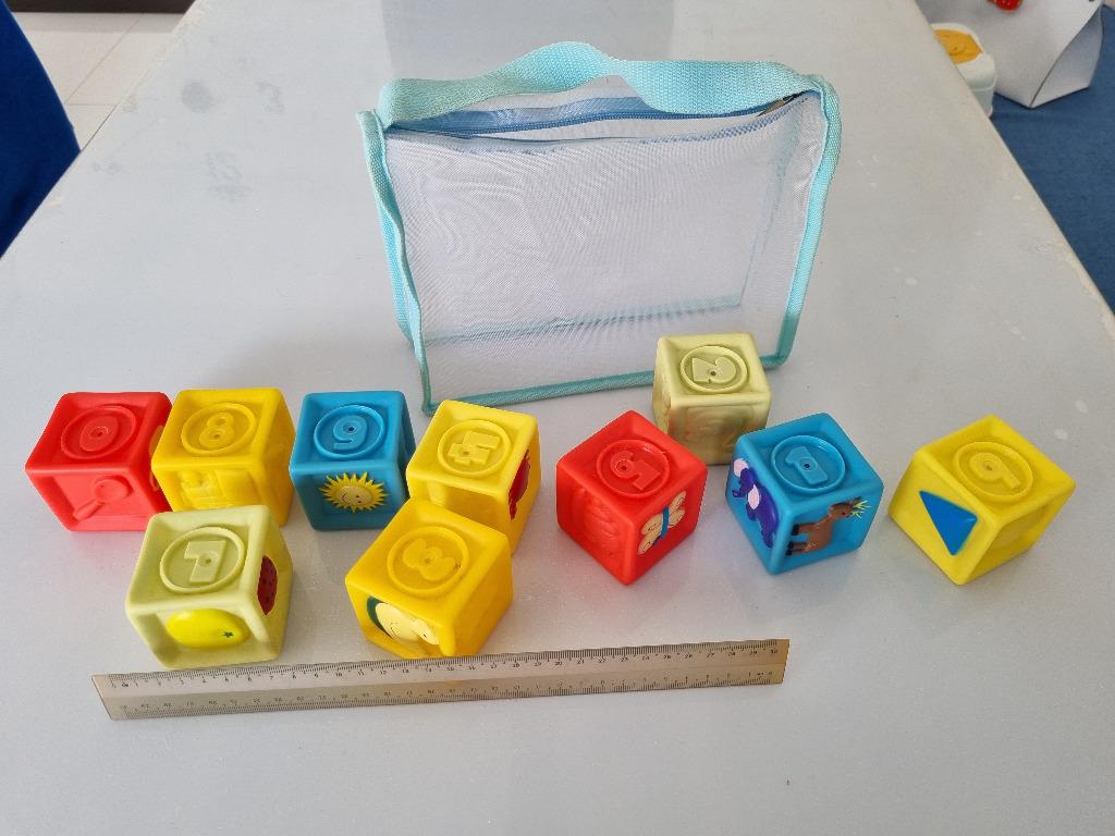 Soft stacking blocks, Hobbies & Toys, Toys & Games on Carousell
