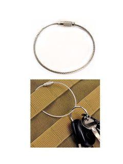 Stainless Steel Wire Keychain Cable Key Ring