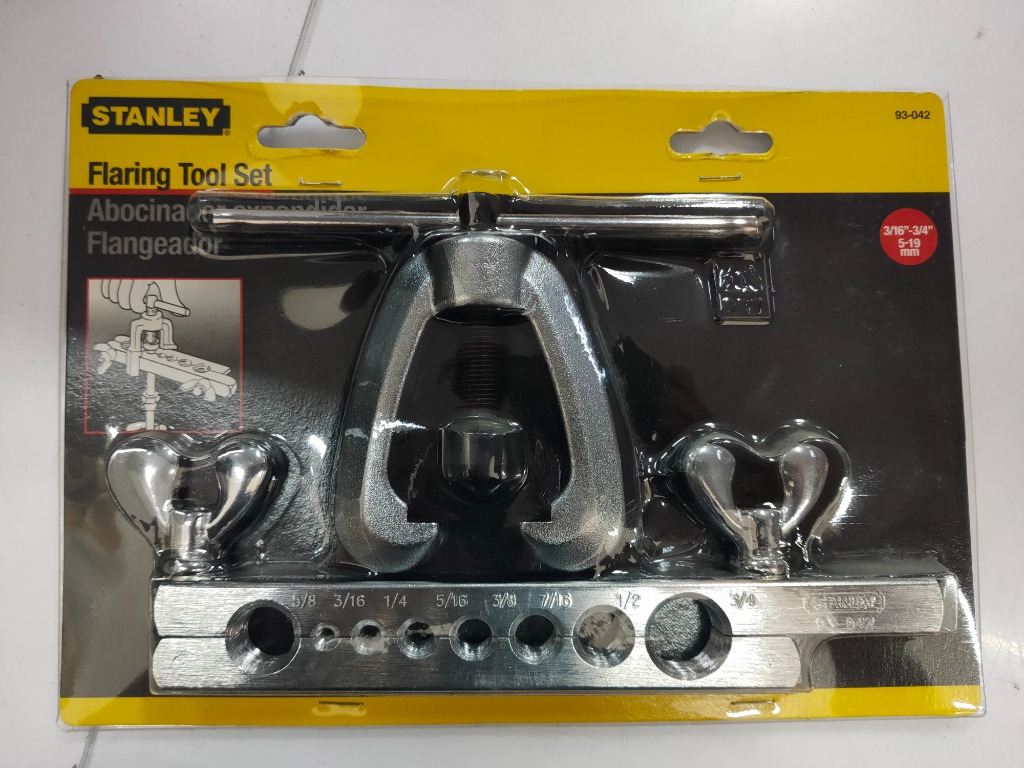 STANLEY FLARING TOOL SET 3/16 X 3/4, Everything Else on Carousell