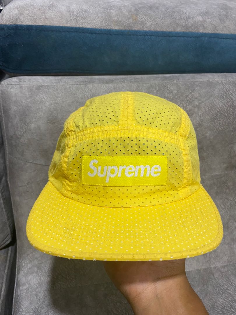 Supreme perforated camp cap sale