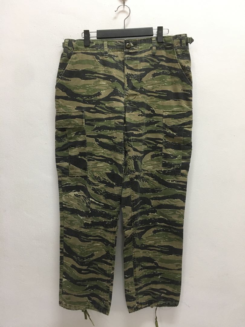 Tiger stripe cargo pants hotsell