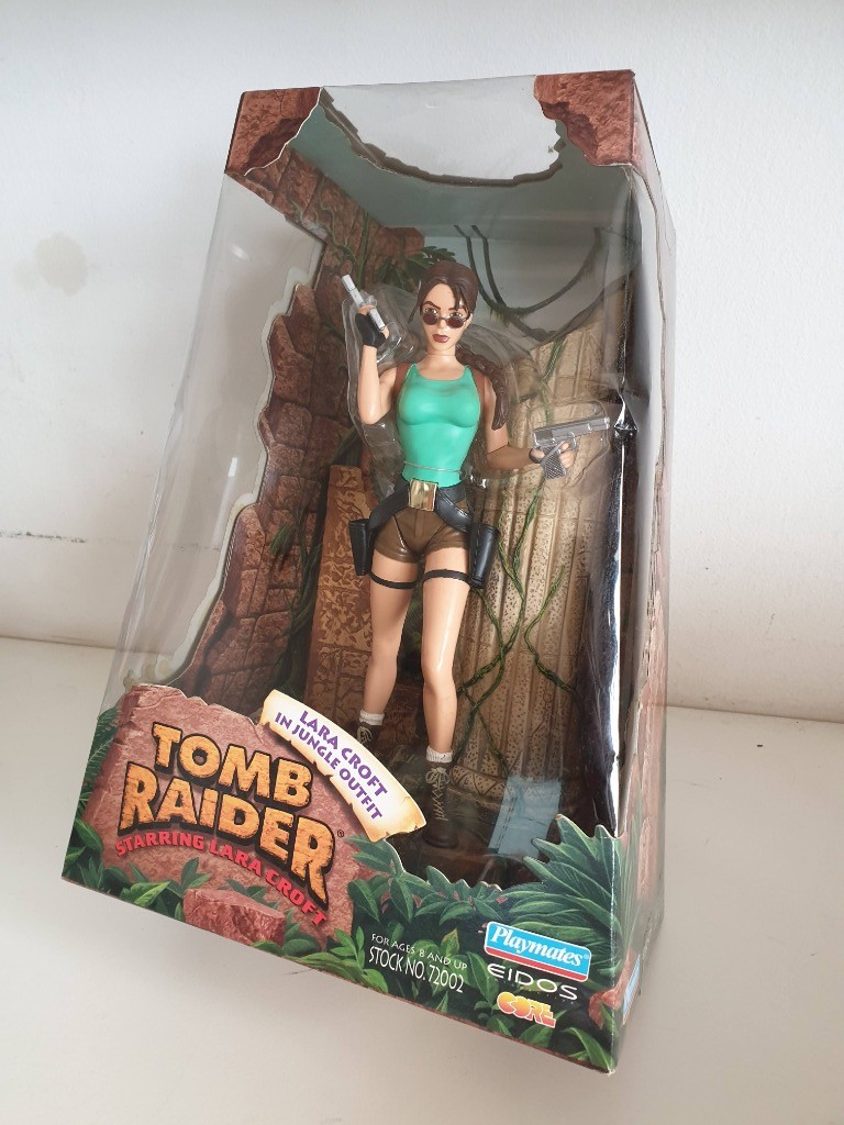 Tomb Raider Lara Croft In Jungle Outfit Action Figure Playmates Toys Unopened Vintage Hobbies Toys Toys Games On Carousell
