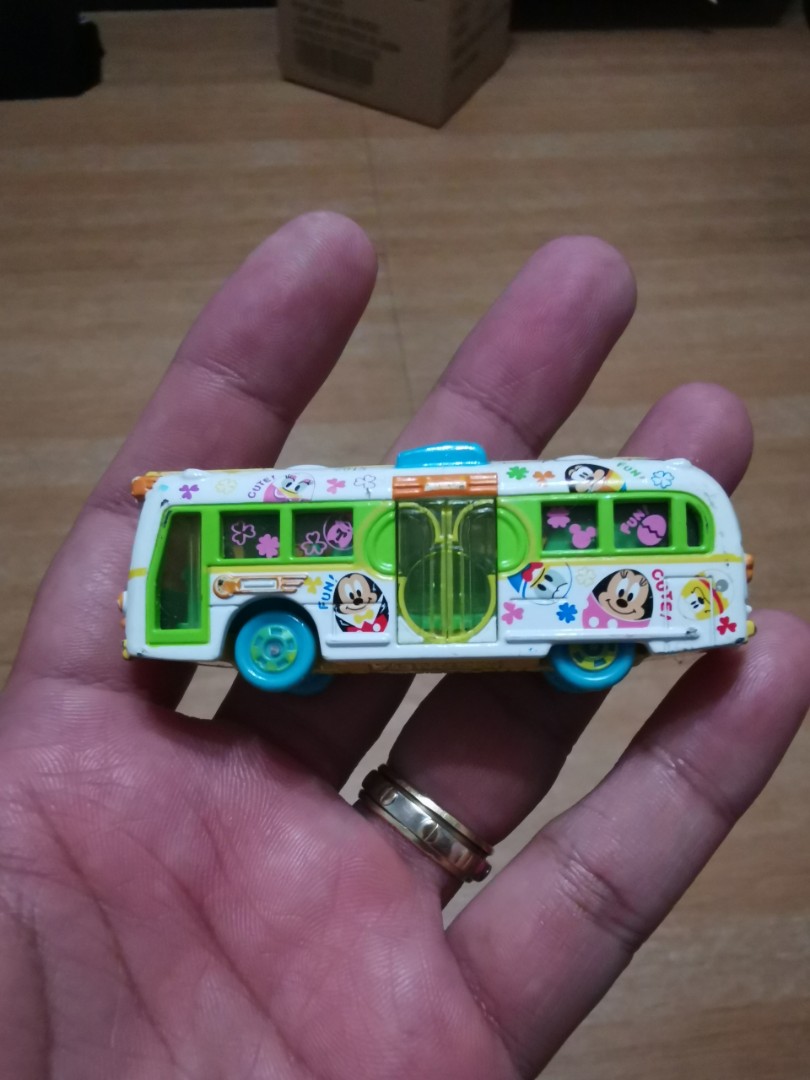 Tomica Disney Bus, Hobbies & Toys, Toys & Games on Carousell