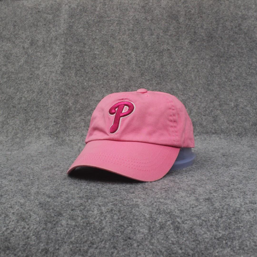 Topi Baseball MLB Phillies Pink Second 