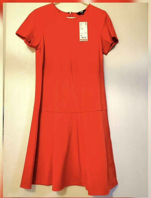 uniqlo ponte flare dress Uniqlo fit and flare