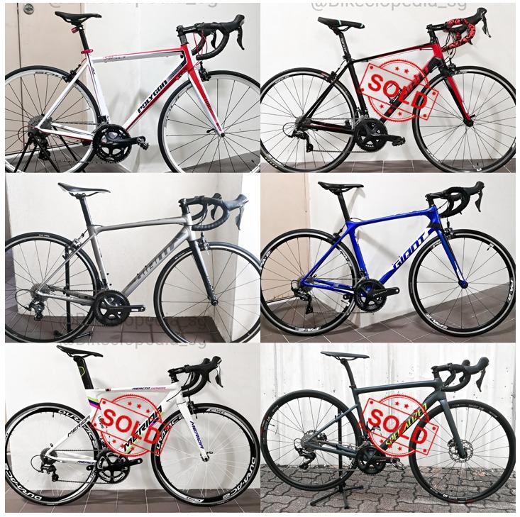 Used Road Bikes for Sales! GIANT TCR ADVANCED SLR 1 2 3 SPECIALIZED