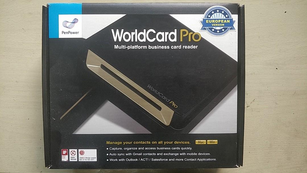 WorldCard Pro business card scanner, Computers & Tech, Office ...