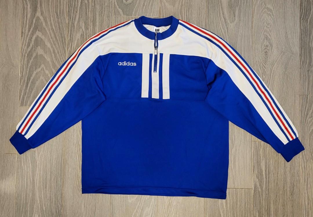 90s adidas 90 Vintage Classic Sweater Jacket Made in Japan 90s