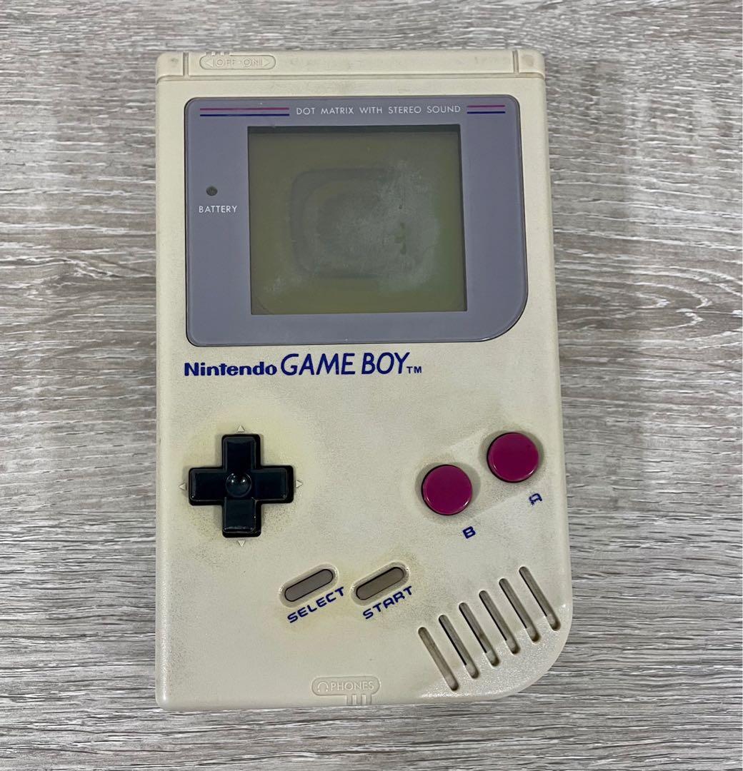 任天堂元祖初代黑白gameboy 連皮套, 電子遊戲, 電子遊戲機, Nintendo