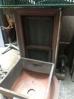 古窗戶（正古董）看厚度就知道 古董都是代po
