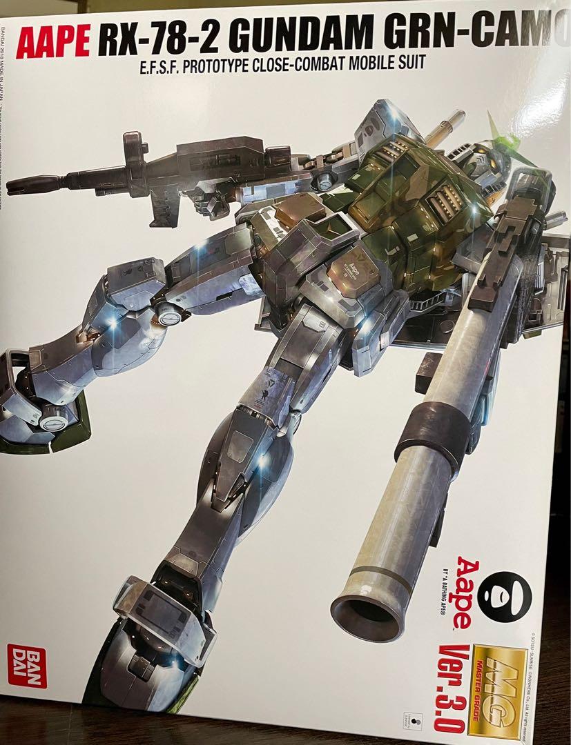 Bandai Gunpla x By A Bathing Aape MG 1/100 Aape RX-78-2 Gundam GRN-CAMO Ver 3.0